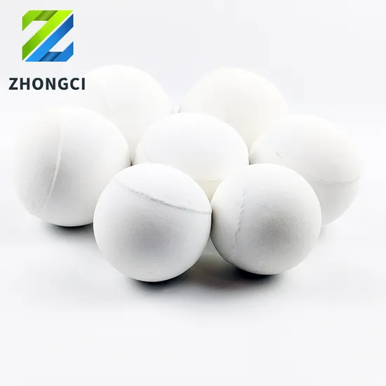 Pingxiang Zhongci Ceramics Factory Large Surface Area 92% High Alumina Ball Grinding Beads Alumina Grinding Ball